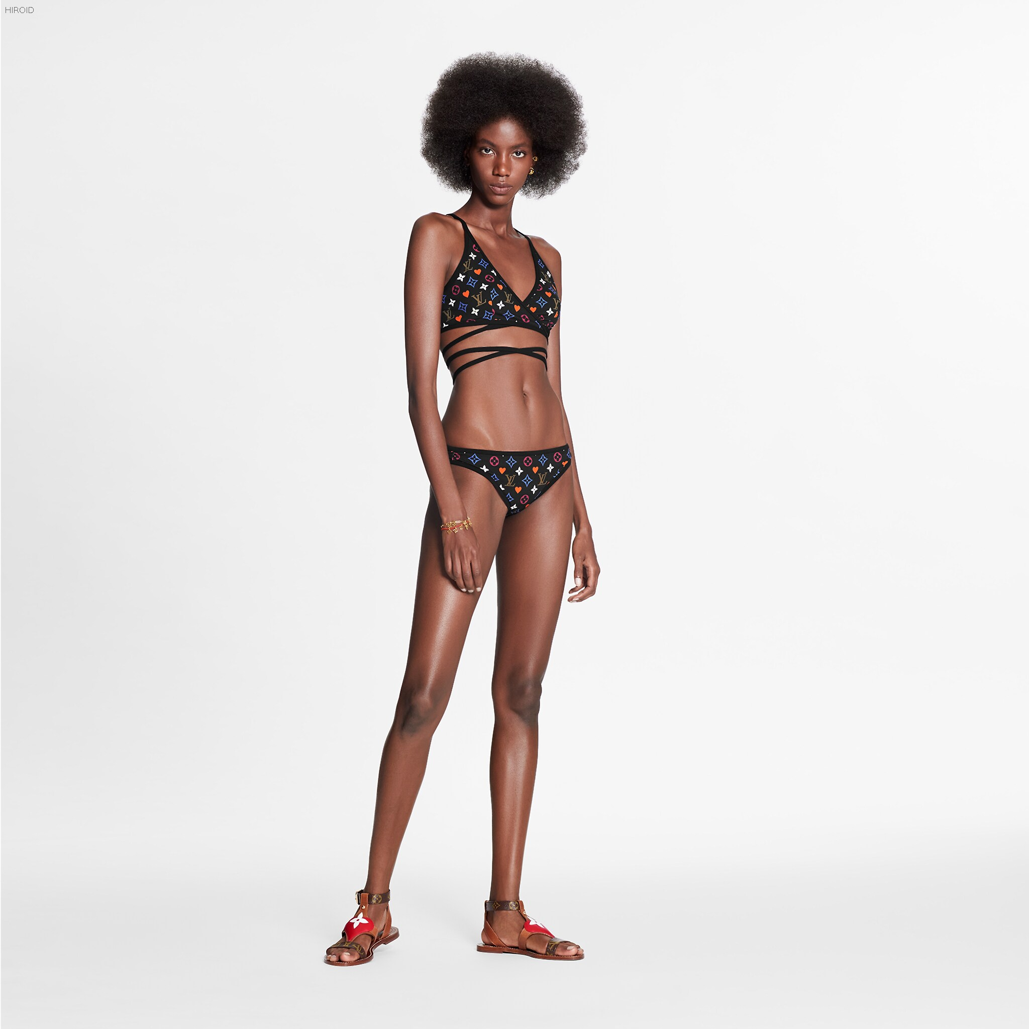 BL30 Two Piece Lace Up Bikini Woman Bathing Suit