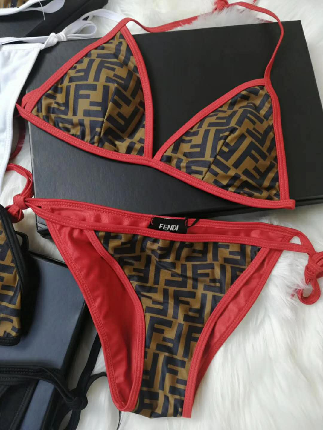 FD14 Women Bikini Three Colors Sexy Swimsuit Two Pieces Set 