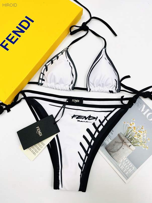 FD33 White Swimwear Sexy Bikini Set
