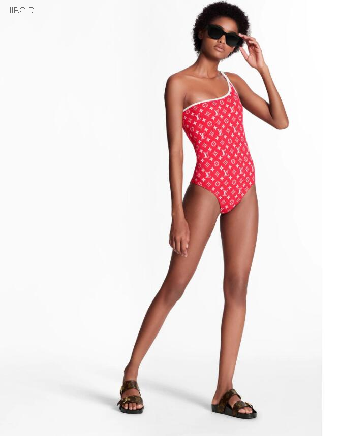 BL18 Women Sexy Red One Pieces Swimauit