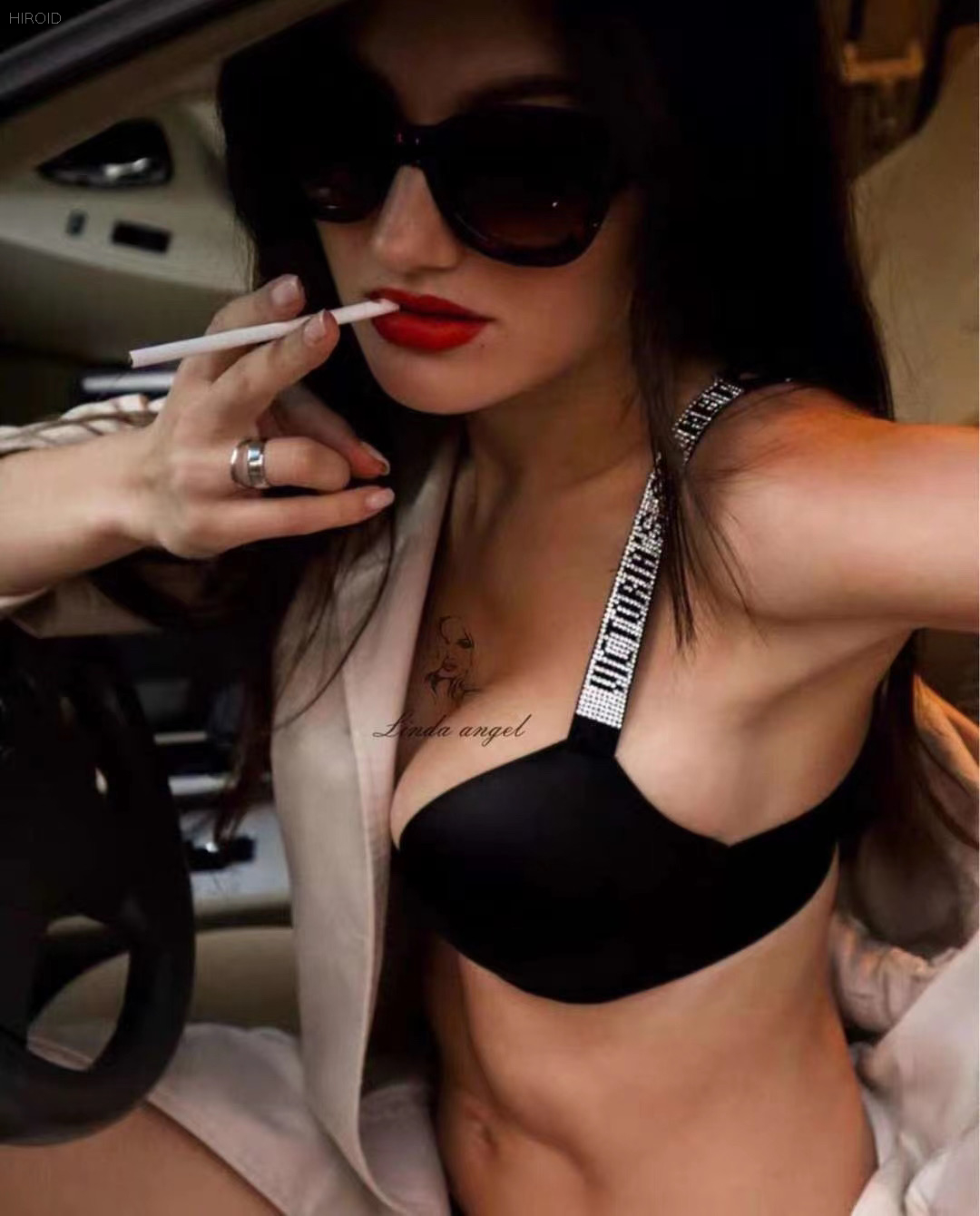 VIC01 Lingerie Suit Adjustable Sexy Diamond Monogrammed Bra